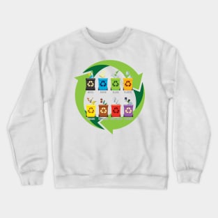 'Recycling Garbage Trash Truck' Awesome Truck Gift Shirt Crewneck Sweatshirt